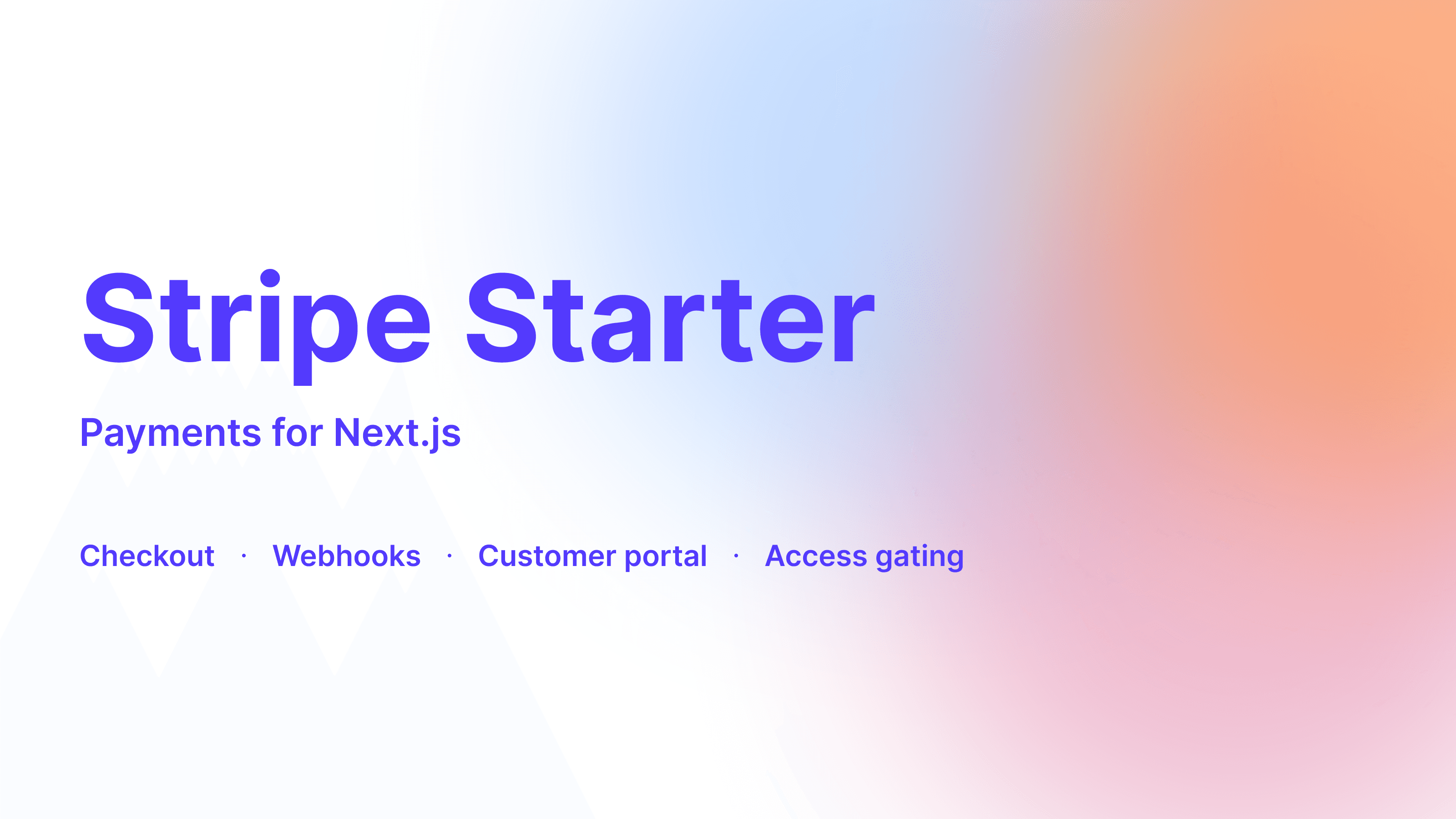 Stripe Starter — Subscriptions & Payments for Next.js (Supabase + Drizzle)