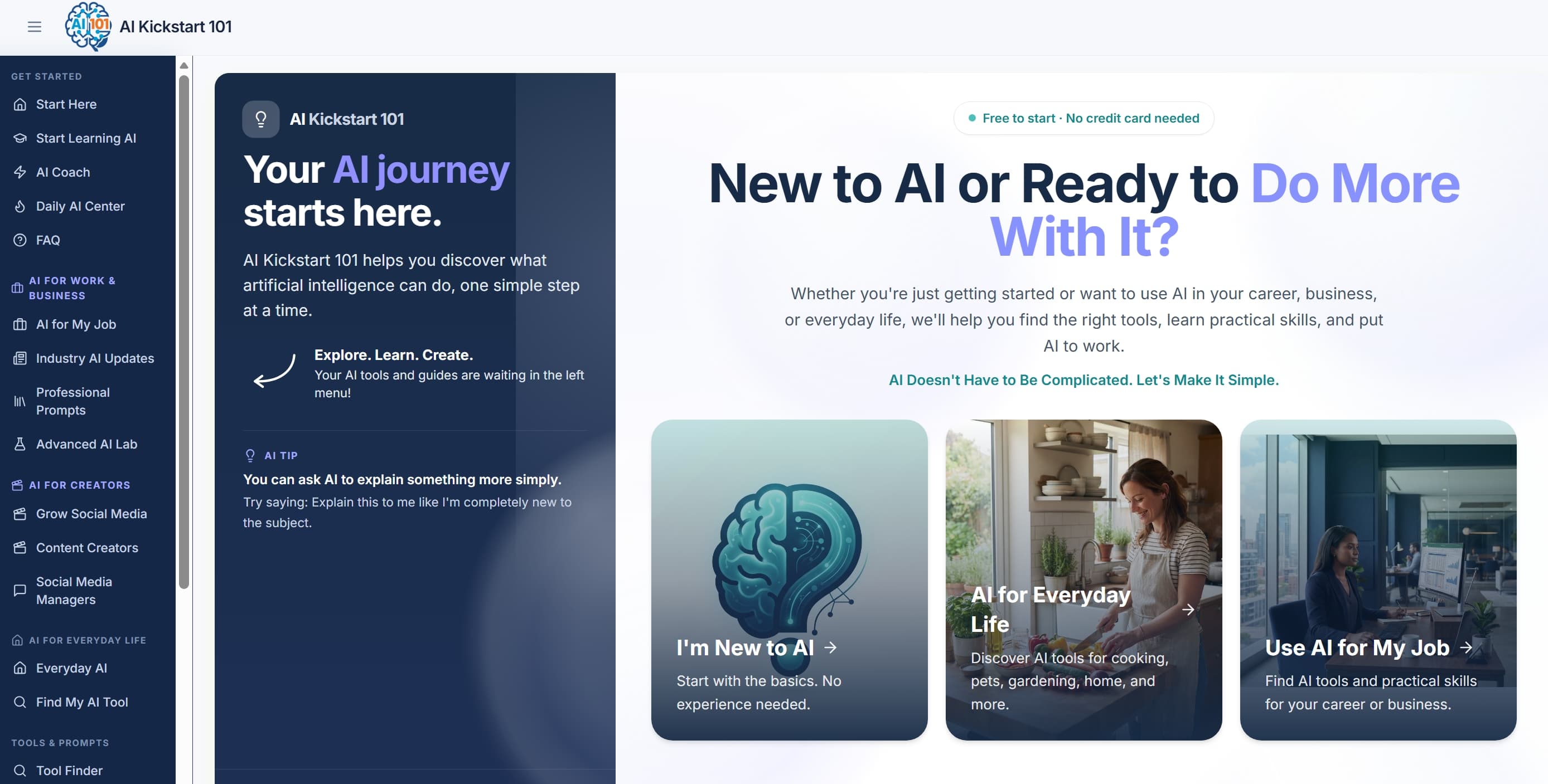 AI Kickstart 101- Your AI journey starts here